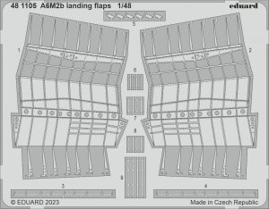 Eduard 481105 A6M2b landing flaps ACADEMY 1/48