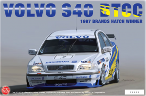 Nunu PN24034 Volvo S40 BTCC 1997 Brands Hatch Winner 1/24