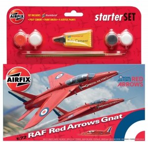 Airfix 55105 RAF Red Arrows Gnat Zestaw modelarski