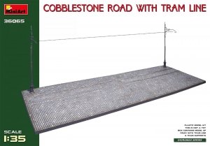 Miniart 36065 COBBLESTONE ROAD WITH TRAM LINE 1/35