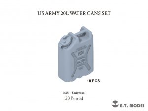 E.T. Model P35-241 US ARMY 20L WATER CANS SET(3D Printed) 1/35