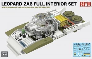 Rye Field Model 5093 LEOPARD 2A6 FULL INTERIOR SET 1/35