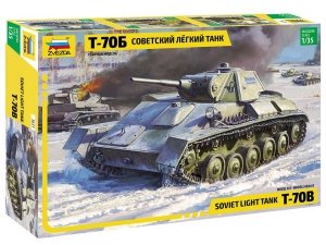 Zvezda 3631 Soviet tank T-70B 1/35 