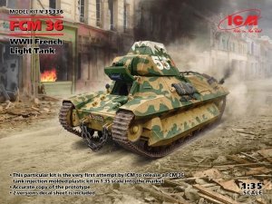 ICM 35336 FCM 36, WWII French Light Tank 1/35