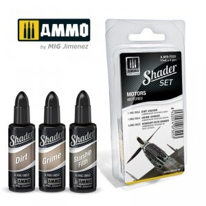 Ammo of Mig 7325 SHADER Set Motors 3x10ml