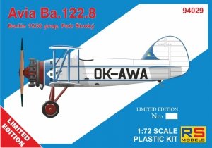 RS Models 94029 Avia Ba. 122.8 Berlin 1936 1/72