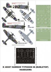 Montex K48087 Hawker TyphoonIB 1/48