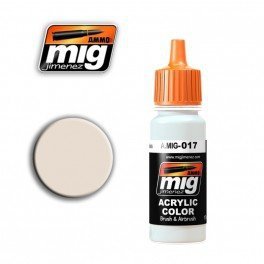 AMMO of Mig Jimenez 0017 RAL 9001 CREMEWEISS