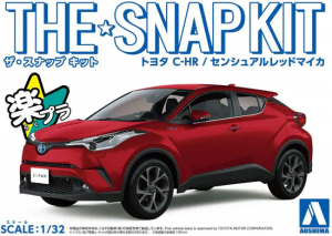 Aoshima 05637 The Snap Kit Toyota C-HR Sensual Red Mica 1/32