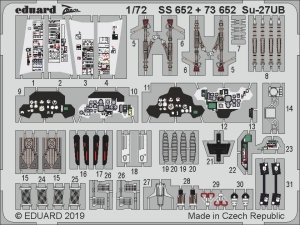 Eduard SS652 Su-27UB 1/72 ZVEZDA