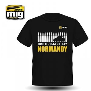 AMMO of Mig Jimenez 8030M NORMANDY T-SHIRT ( rozmiar , size M)