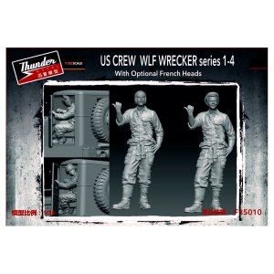 Thunder Model F35010 US Crew WLF Wrecker Series 1-4 with Optional French Heads 1/35