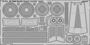 Eduard 32247 EF 2000 Two-seater exterior TRUMPETER 1/32