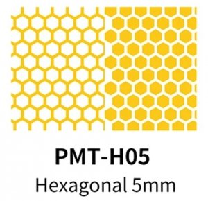DSPIAE PMT-H05 Precut Masking Tape 5mm Hexagonal
