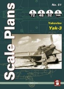 MMP Books 58006 Scale Plans No. 51 Yakovlev Yak-3 EN