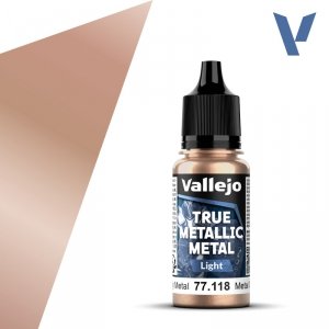 Vallejo 77118 Rusty Metal - True Metallic Metal - Light 18ml