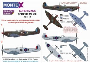 Montex K24096 SPITFIRE VIII for AIRFIX 1/24
