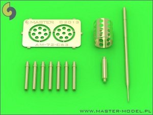 Master AM-72-063 Fairchild A-10 Thunderbolt II - GAU-8 Avenger gun tip and Pitot Tube