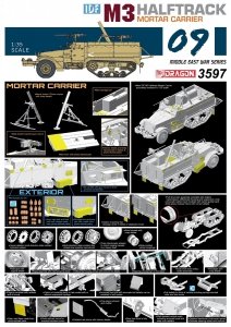 Dragon 3597 IDF M3 Halftrack Mortar Carrier (1:35)