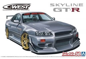 Aoshima 06149 C-WEST BNR34 Skyline GT-R '02 1/24