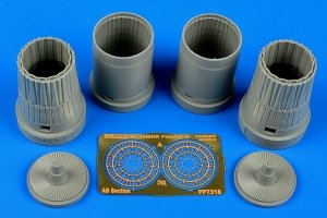 Aires 7318 Su-30MKK Flanker G exhaust nozzles 1/72 Trumpeter