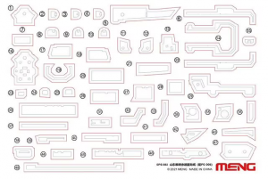 Meng Model SPS-082 PLA Navy Shandong masks 1/700