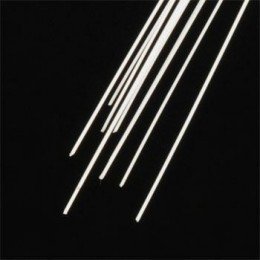Plastruct 90711 Pręt 0,3mm x 0,8mm - 250mm (Styrene White) / 10 szt.