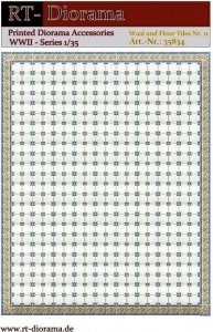 RT-Diorama 35834 Printed Accessories: Wall and Floor Tiles Nr.11 1/35