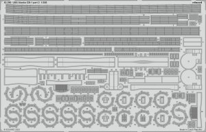 Eduard 53290 USS Alaska CB-1 part 2 HOBBY BOSS 1/350