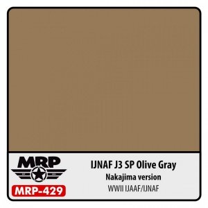 MR. Paint MRP-429 IJNAF J3 SP Olive Gray (Nakajima version) 30ml