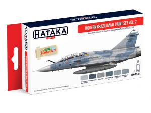 Hataka HTK-AS78 Modern Brazilian AF paint set vol. 2 6x17ml