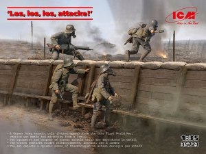 ICM 35723 Los, los, los, attacke! - German Army assault unit (Strumtruppen) 1/35