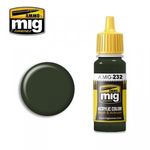 AMMO of Mig Jimenez 0232 RLM 70 SCHWARTZGRÜN 17ml