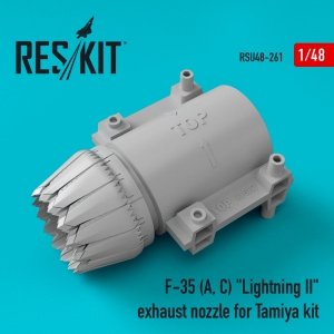 RESKIT RSU48-0261 F-35 (A, C) LIGHTNING II EXHAUST NOZZLE FOR TAMIYA KIT 1/48