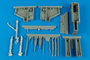 Aires 2172 A-4E/F Skyhawk wheel bay & gun bay 1/32 Trumpeter