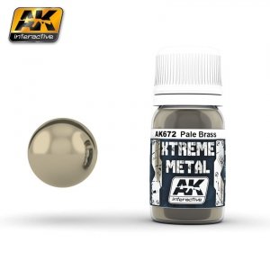 AK Interactive AK672 XTREME METAL PALE BRASS 30ml