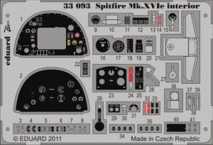 Eduard 33093 Spitfire Mk. XVIe interior S. A. 1/32 Tamiya