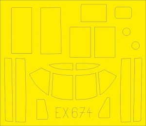 Eduard EX674 B-26B-50 Invader ICM 1/48