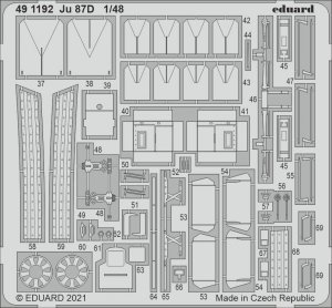 Eduard 491192 Ju 87D HASEGAWA / HOBBY 2000 1/48