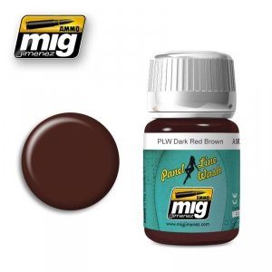AMMO of Mig Jimenez 1605 PLW DARK RED BROWN 35ml