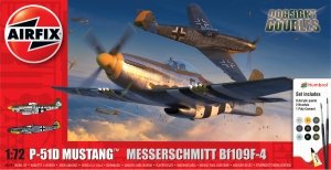 Airfix 50193 P-51D Mustang vs Bf109F-4 Dogfight Double SET 1/72