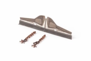 Eduard 648942 Fw 190A-7 undercarriage legs BRONZE Eduard 1/48
