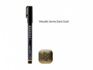 Gaahleri GM-MS08 Metallic Series Markers Dark Gold