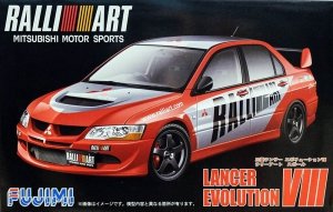 Fujimi 038179 Mitsubishi Lancer Evo 8 Ralli Art 1/24