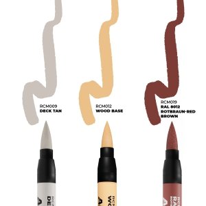 AK Interactive RCM104 SHIPS AND DECKS – RC MARKERS SET RCM009 RCM012 RCM019
