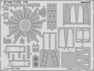 Eduard 491568 P-47N for MINIART 1/48