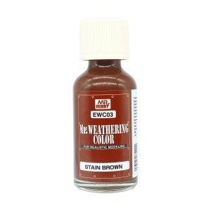 Mr.Hobby EWC-03 Weathering Color Stain Brown 40 ml