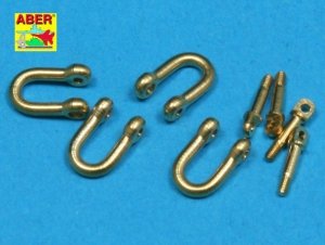 Aber R-13 Late model Shackle for Pz.Kpfw.VI Tiger Ausf.B x4pcs (1:35)