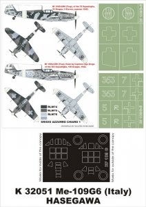 Montex K32051 Bf-109G6 (Italy) 1/32