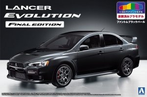 Aoshima 05090 LANCER EVOLUTION X FINAL EDITION BLACK-PEARL 1/24